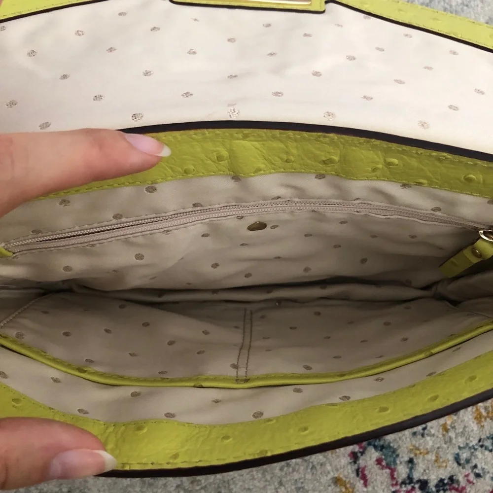 Kate Spade Post Madison Ostrich Bag - Picture 7 of 7